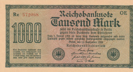 GERMANIA -1000 MARK 1922 P-76b AUnc - 1000 Mark