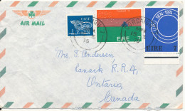 Ireland Air Mail Cover Sent To Canada 15-2-1975 Good Franked - Airmail