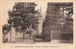 FRANCE - Sainte Radegonde - Entrée De L'Abbaye De Marmoutier - Carte Postale Ancienne - Sonstige & Ohne Zuordnung