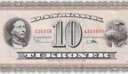 DANEMARK 10 KRONER 1954-74P-44  VF - Danemark