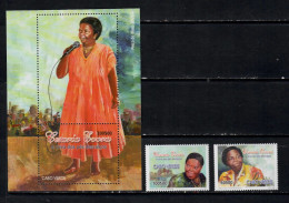 Cape Verde-  2003 Cesaria Evora (Singer) Commemoration ( 2v.+1bl.)-MNH** - Cap Vert