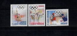 Cape Verde- 2004 Olympic Games - Athens, Greece ( 3v.)-MNH** - Cap Vert