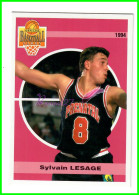 Carte Cards PANINI Sport BASKETBALL BASKET 1994 - N° 54 Sylvain LESAGE Le Mans - Otros & Sin Clasificación