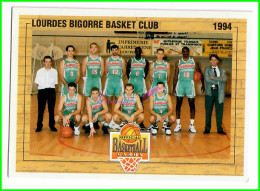 Carte Cards PANINI Sport BASKETBALL BASKET 1994 - N° 144 Equipe LOURDES BIGORRE BASKET CLUB - Otros & Sin Clasificación