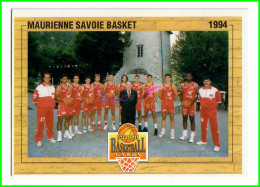 Carte Cards PANINI Sport BASKETBALL BASKET 1994 - N° 145 Equipe MAURIENNE SAVOIE BASKET - Andere & Zonder Classificatie