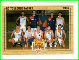 Carte Cards PANINI Sport BASKETBALL BASKET 1994 - N° 152 Equipe RC TOULOUSE BASKET - Altri & Non Classificati