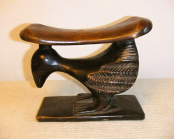 ANTIGUO REPOSACABEZAS YAKA (CONGO) - African Art