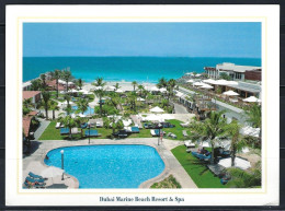 United Arab Emirates Postcard Dubai Marine Hotel Beach Resort Spa UAE - United Arab Emirates