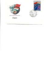 Russia - First Dayl Cover 1984 - The Joint USSR-India Flight 03-05.1984 In Outer Space - FDC