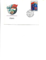 Russia - First Dayl Cover 1984 - The Joint USSR-India Flight 03-05.1984 In Outer Space - FDC