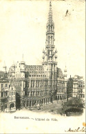 Belgique - Bruxelles - Grand'Place - L'Hôtel De Ville - Marktpleinen, Pleinen