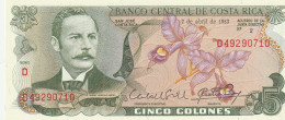 Costa Rica 5 Colones 1983 Km-236d UNC - Costa Rica