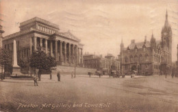 ROYAUME-UNI - Angleterre - Preston - Art Gallery And Cown Hall - Carte Postale Ancienne - Sonstige & Ohne Zuordnung