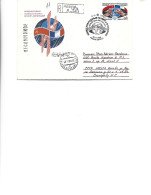 Russia - First Dayl Cover 1988 -  The Joint USSR-France Flight 26.11.1988 In Outer Space - FDC