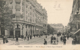 Paris * 3ème * Rue Du Temple à L'église Ste élisabeth * Attelage Omnibus - Paris (03)