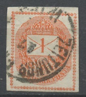 Hongrie - Hungary - Ungarn Journaux 1874 Y&T N°J3b - Michel N°ZM3 (o) - 1k Couronne Et Cor Postal - Periódicos