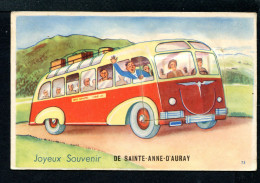 56 SAINTE ANNE D'AURAY - JOYEUX SOUVENIR DE SAINTE ANNE D'AURAY - CARTE A SYSTEME - Sainte Anne D'Auray