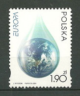 POLAND MNH ** 3656 Europa L'eau La Terre Dans Un Goutte D'eau - Unused Stamps