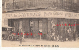 13 // MARSEILLE    Bar Des 5 AVENUES / 46 Bd De La Liberté / Pierre Gilloux Propriétaire ** - Cinq Avenues, Chave, Blancarde, Chutes Lavies