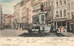 BELGIQUE - Liège - Fontaine De La Vierge - Colorisé - Carte Postale Ancienne - Liege