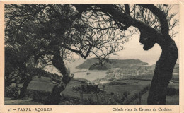 PORTUGAL - Fayal - Açores -  Cidade Vista Da Estrada Da Caldeira - Carte Postale Ancienne - Açores