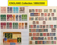 (0005) INGHILTERRA 1880-2000 - Collection (about 1.000 Stamps) - F.U. [ALBUM] - Altri & Non Classificati