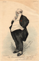 EAU - FORTE -  JOSEPH  PRUDHOMME -  Dessin De HENRY  MONNIER  " Otez L'homme De La Société, Vous L' Isolez.." - Etchings