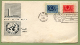 N° 72 Et N° 73 Sur Enveloppe 1er Jour - Storia Postale