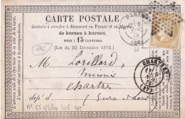 France N°55 Sur Carte Postale Précurseur - TB - 1871-1875 Ceres