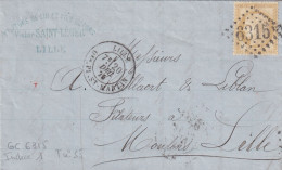 France N°55 Sur Lettre - TB - 1871-1875 Ceres