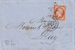 France N°23 Sur Lettre - TB - 1862 Napoleone III