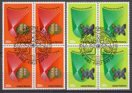 N° 381 Et N° 382 En Bloc De 4 - O - ( E 1570 ) - Used Stamps
