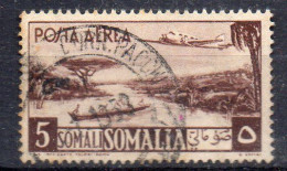 MONK683 - SOMALIA AFIS 1950 , Posta Aerea N. 10 Usato (2380A) - Somalië (AFIS)