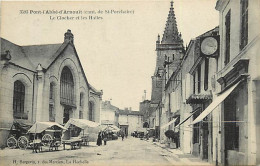 - Charente Maritime -ref-J345- Pont L Abbé D Arnoult -clocher Et Halles-marché-canton St Porchaire-edit Bergevin N°3593 - Pont-l'Abbé-d'Arnoult