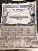 Action Stade Vélodrome De Nice 1926 - Sport