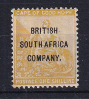 Rhodesia - BSAC: 1896   COGH 'British South Africa Company' OVPT    SG64     1/-    MH    - Sonstige & Ohne Zuordnung