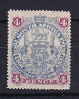 Rhodesia - BSAC: 1897   Arms    SG70     4d    MH - Sonstige & Ohne Zuordnung