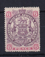 Rhodesia - BSAC: 1897   Arms    SG71     6d    MH    - Andere & Zonder Classificatie