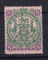 Rhodesia - BSAC: 1897   Arms    SG72     8d    MH    - Other & Unclassified