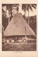 Nouvelle Calédonie - Hutte Indigène - Animé - Edit. La Maison Des Arts Colonial - Carte Postale Ancienne - Nuova Caledonia