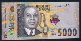 MALAWI NLP 5000 KWACHA 1.10.2021 Issued 2022 #AD   UNC. - Malawi