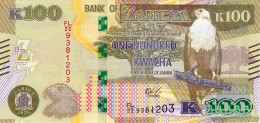 ZAMBIA NLP = B170d 100 Kwacha 2022 #FL/22 Signature 14 UNC. - Zambia