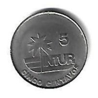 Cuba 5 Centavos 1981  Km 412.2   3,4 Gramms   Xf+ - Kuba