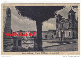 D1096- Vibo Valentia - Piazza Dell'Impero E Cattedrale - F.p. Viaggiata 1944 X Sicilia - Vibo Valentia