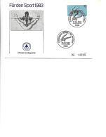 Germany -  Official First Day Cover 1983 - For Sport 12.041983 -  Men's Gymnastics - 1981-1990