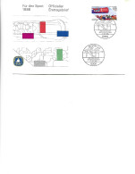 Germany -  Official First Day Cover 1986 - For Sport 13.021986 -  Bobsleigh World Championship - 1981-1990