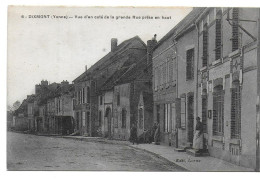 Dixmont - Vue D'un Côté De La Grande Rue Prise En Haut - Dixmont