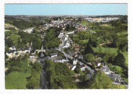 CPSM COLORISEE PIERRE BUFFIERE, VUE GENERALE AERIENNE SUR LA BRIANCE, HAUTE VIENNE 87 - Pierre Buffiere