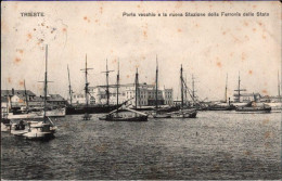 !  Alte Ansichtskarte, Trieste, Porto Vecchio , Schiffe, Ships - Trieste (Triest)