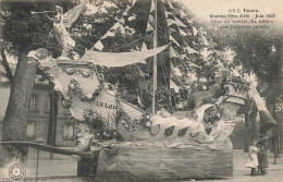 Tours * Grandes Fêtes D'été , Juin 1908 * Char Du Comité LA LOIRE , Par Le Sculpteur DELPERIER * Défilé - Tours